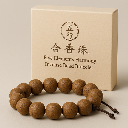 Five Elements Harmony Incense Bead Bracelet